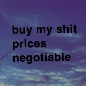 prices negotiable! message me :)